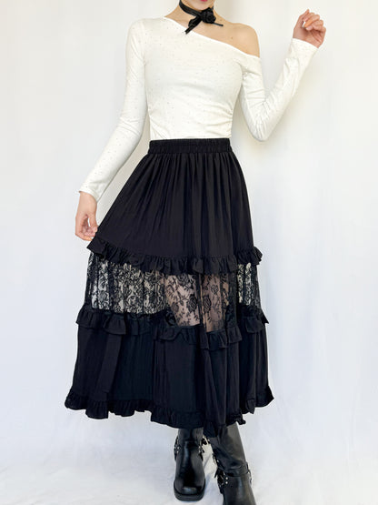 【Official限定】レースパッチワークスカート