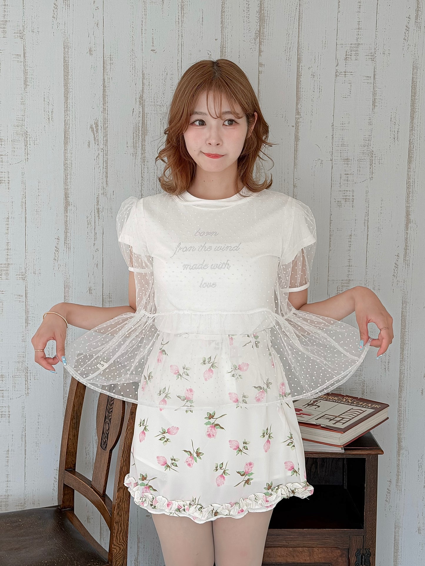 チュールTシャツ