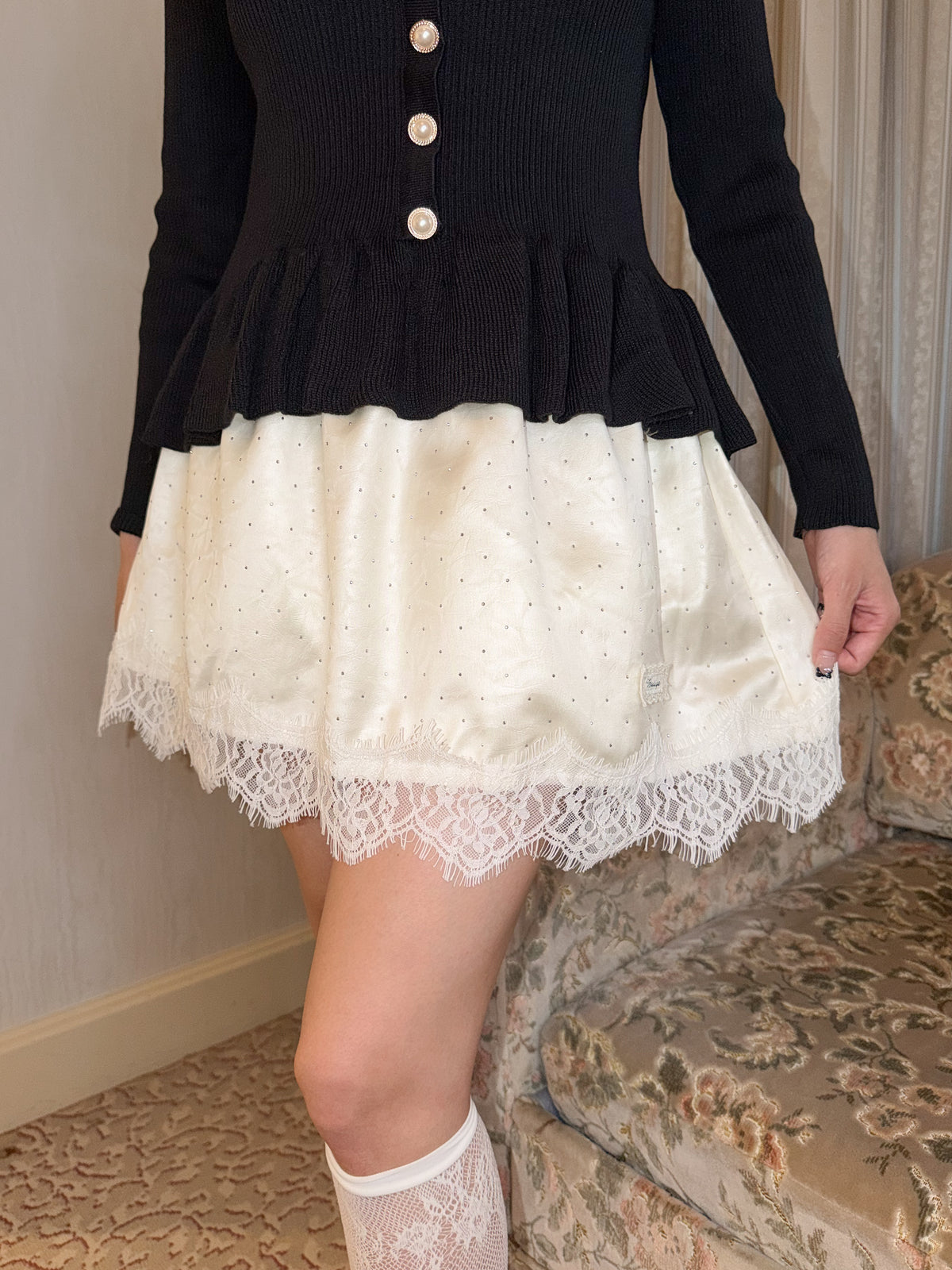 Satin Sparkle Skirt
