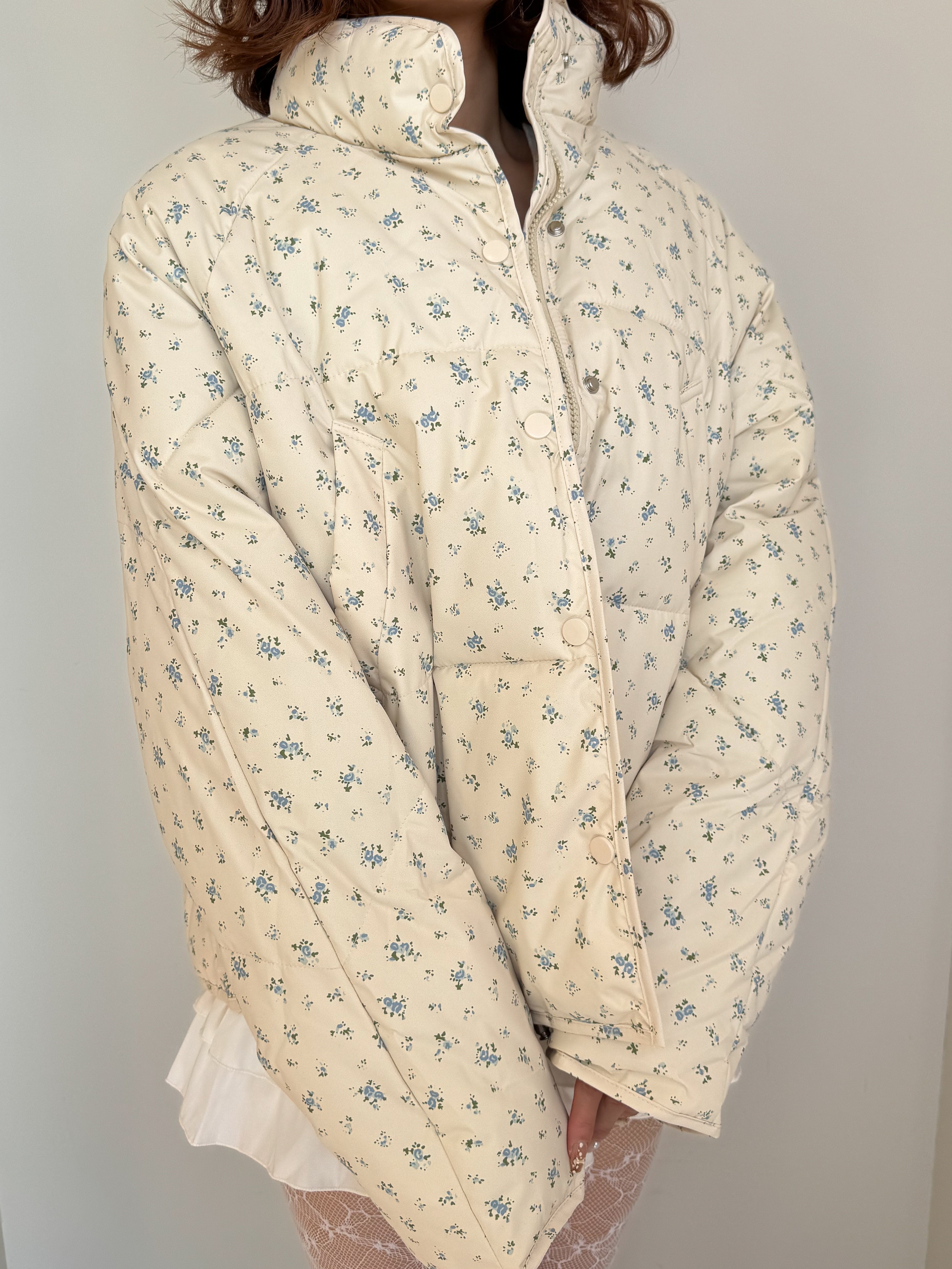 小花柄ブルゾン – frunco