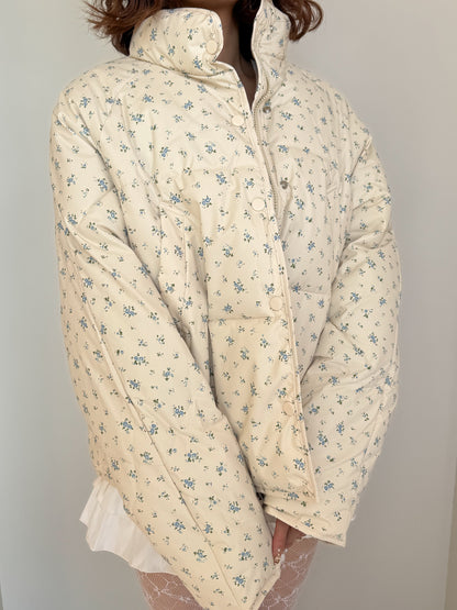 小花柄ブルゾン