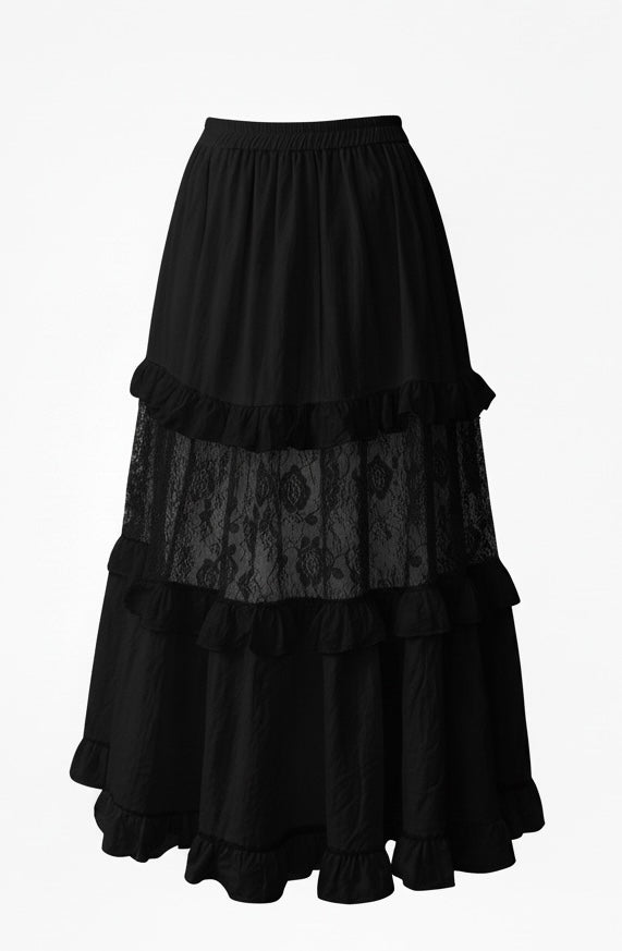 【Official限定】レースパッチワークスカート