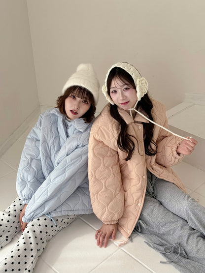 裏地ボア中綿ジャケット