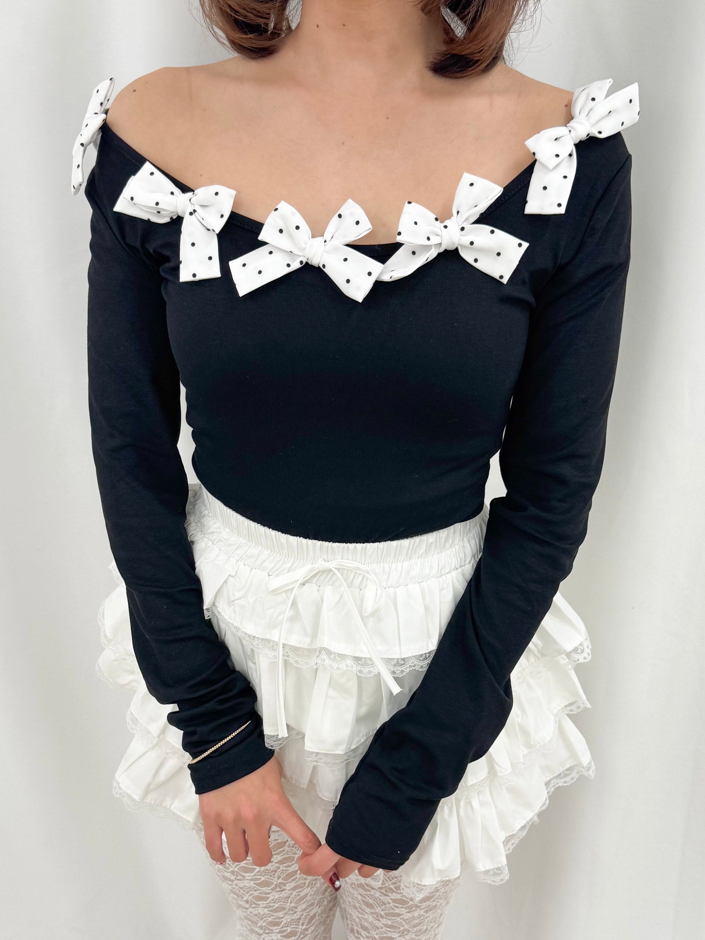 ドットリボンロンT