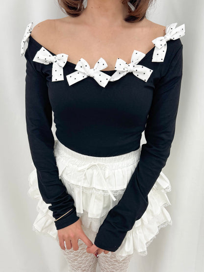 ドットリボンロンT