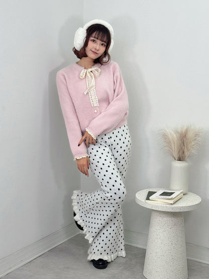 ドットニットパンツ