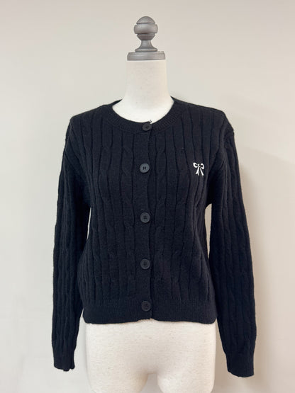 【Official限定価格】リボン刺繍ニットカーディガン