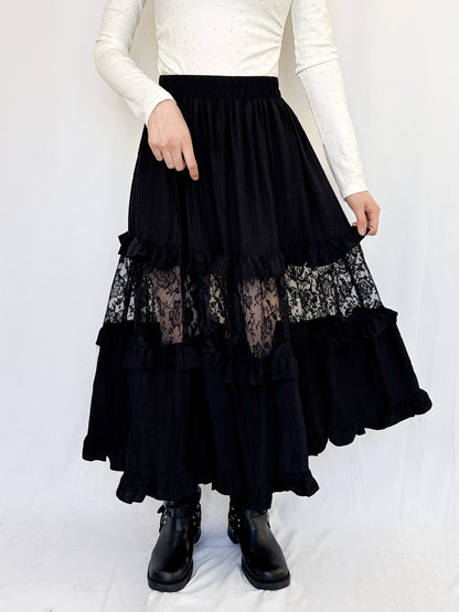 【Official限定】レースパッチワークスカート