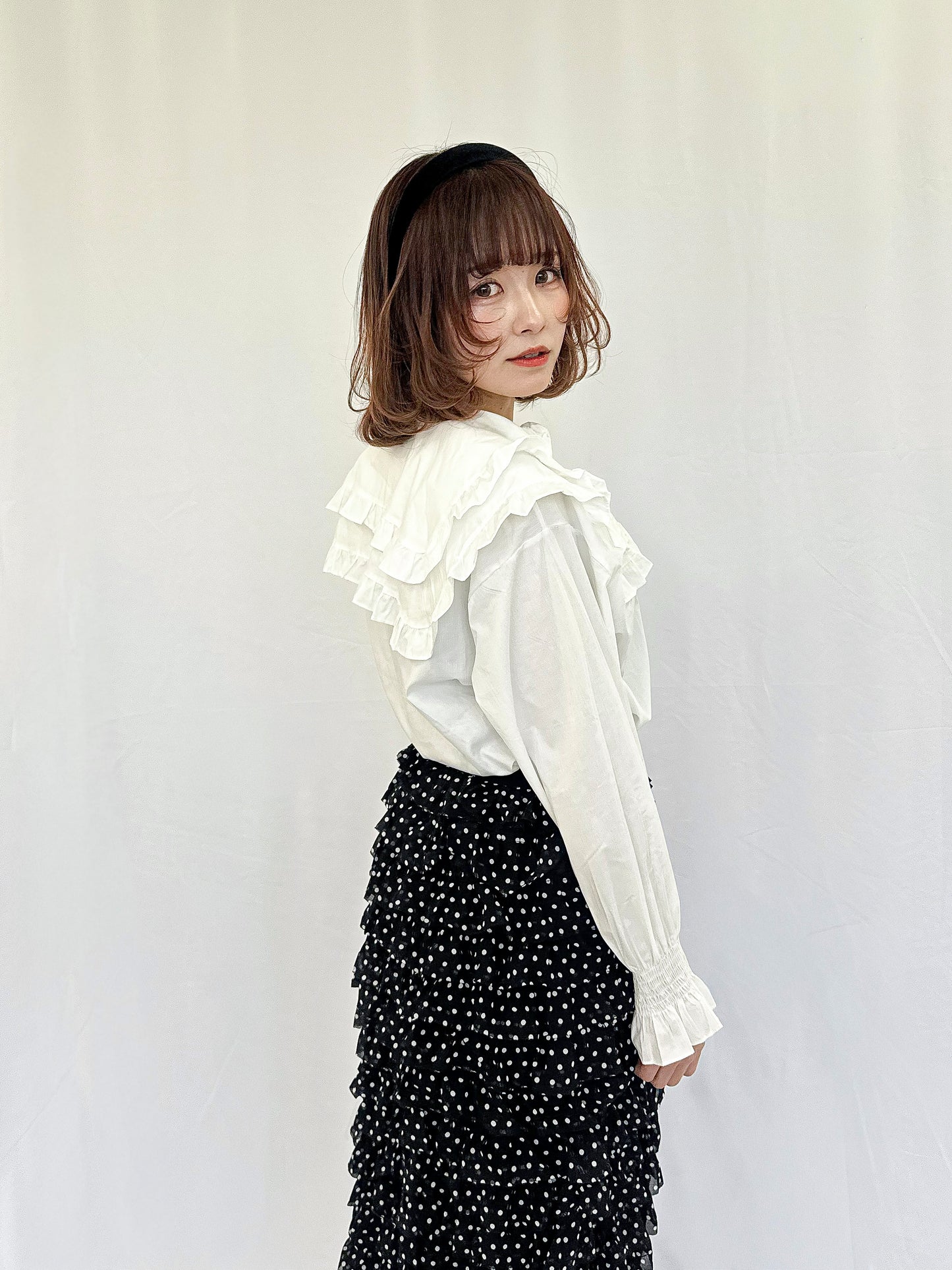 【Official限定】ダブルカラーブラウス