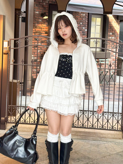 【Official限定価格】ペプラムスエットパーカー