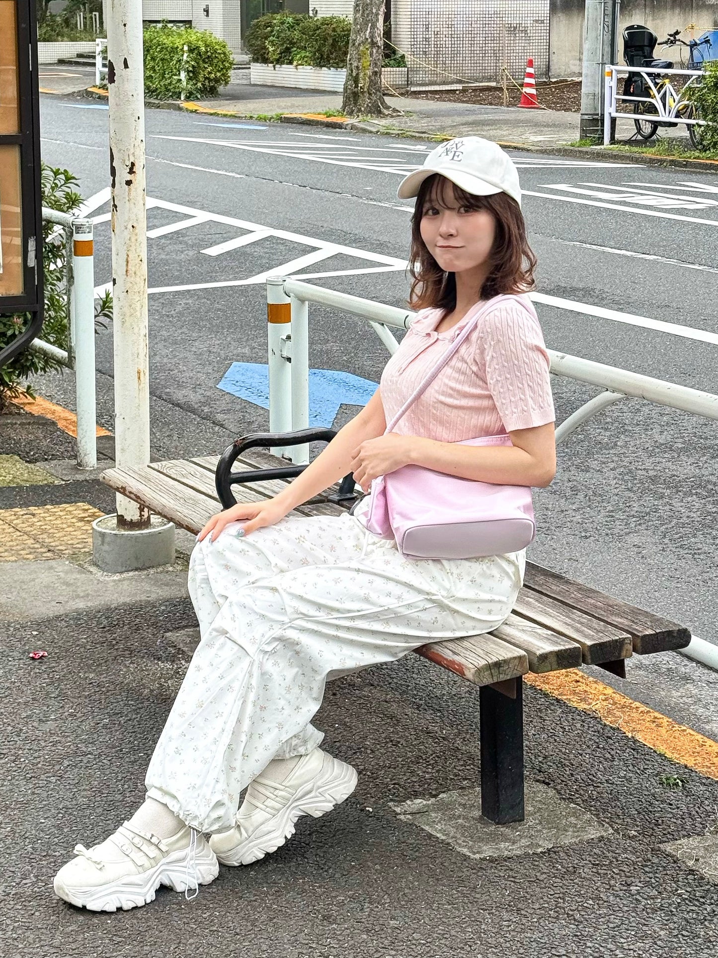 【Official限定価格】小花柄ナイロンパンツ