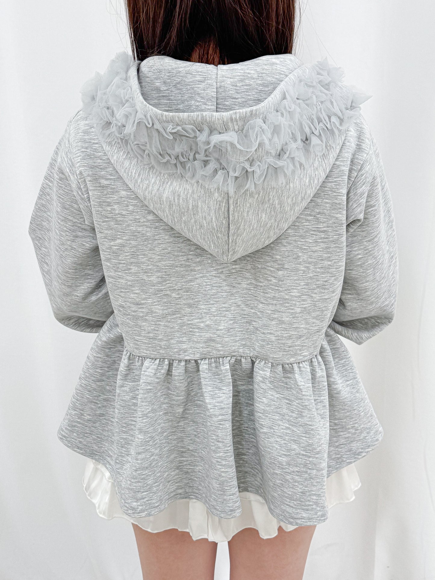 【Official限定価格】ペプラムスエットパーカー