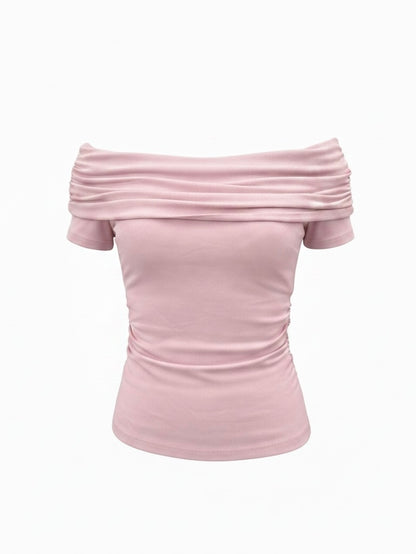 オフショルカットトップス