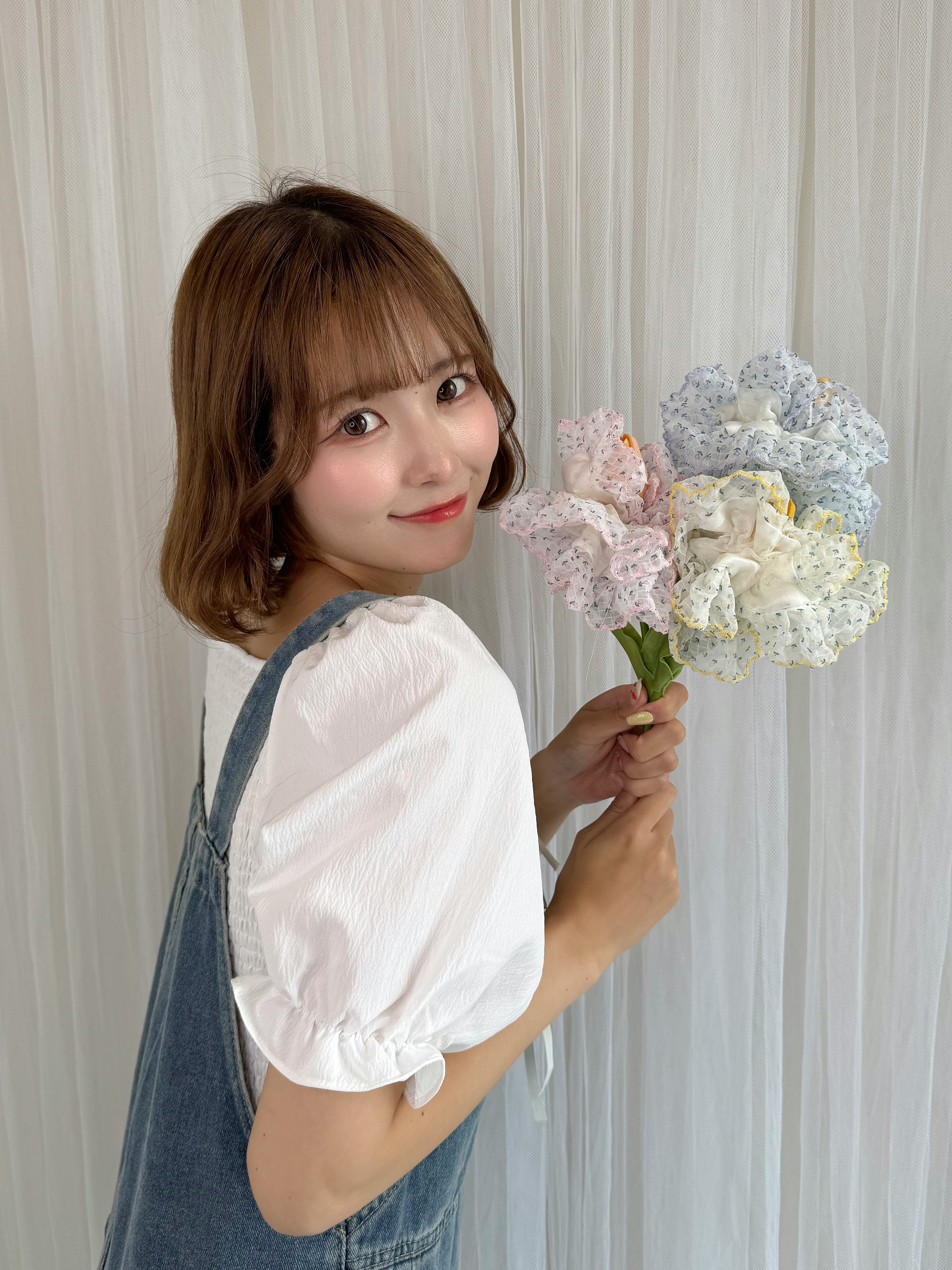 小花柄シュシュ – frunco