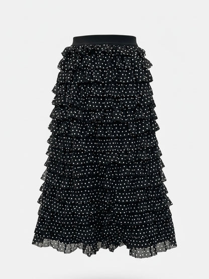 【Official限定】ドットティアードスカート