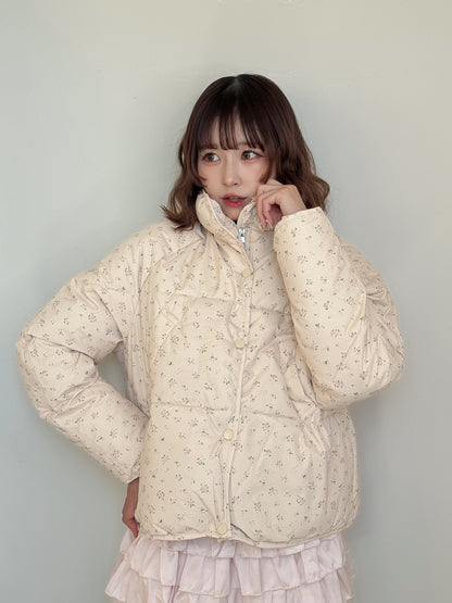 小花柄ブルゾン