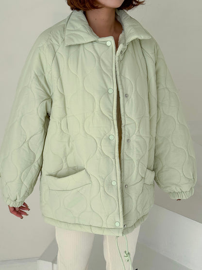 裏地ボア中綿ジャケット