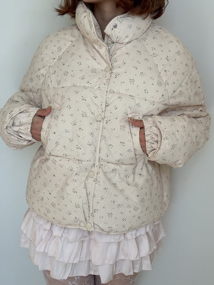 小花柄ブルゾン