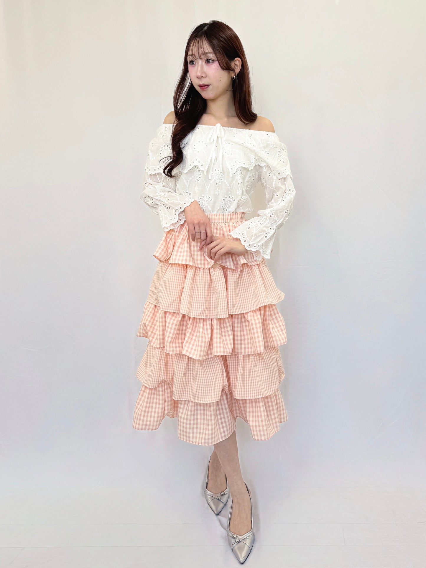 【Official限定価格】2wayキャンブリックブラウス