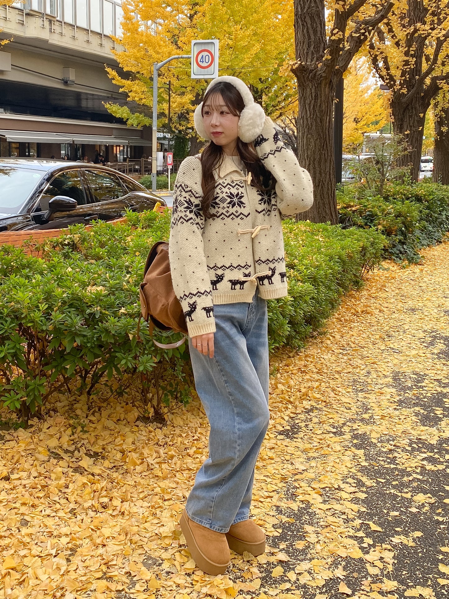 【Official限定】ノルディックジャガードカーディガン