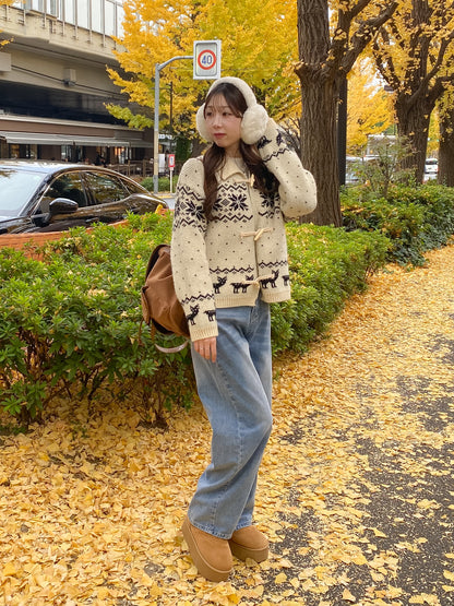 【Official限定】ノルディックジャガードカーディガン