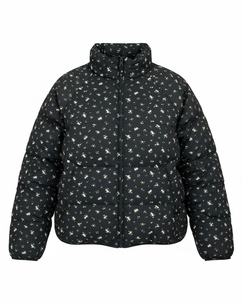 小花柄ブルゾン