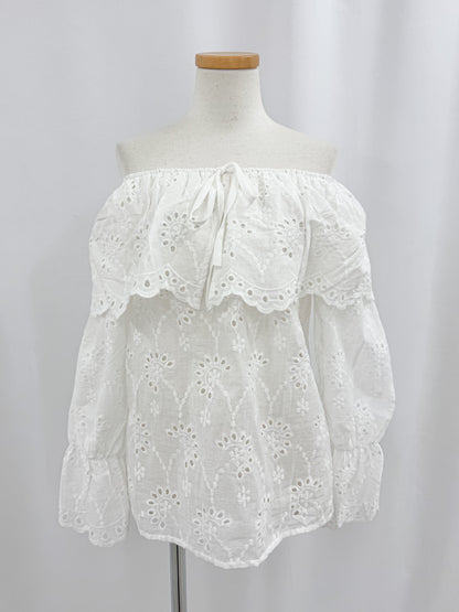 【Official限定価格】2wayキャンブリックブラウス