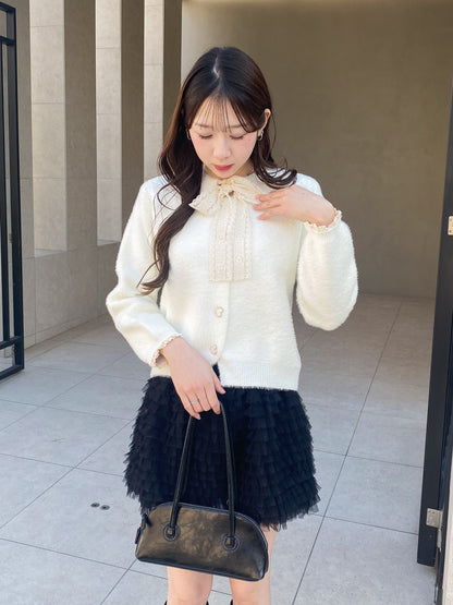 【Official限定価格】チュールミニスカート