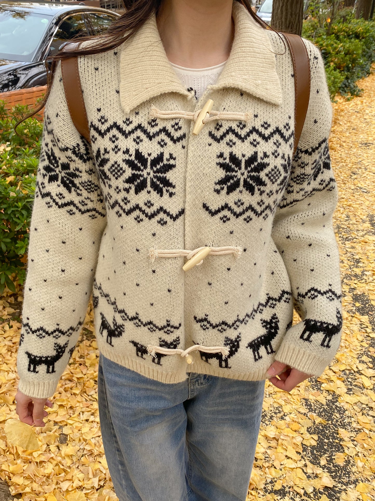 【Official限定】ノルディックジャガードカーディガン