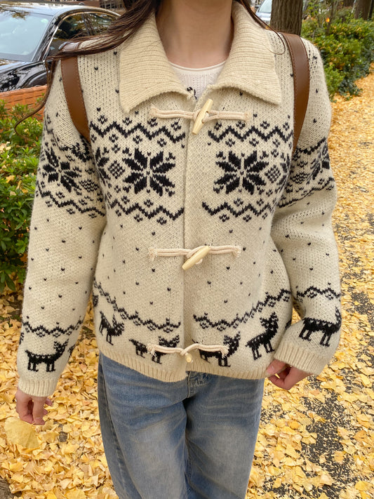 【Official限定】ノルディックジャガードカーディガン