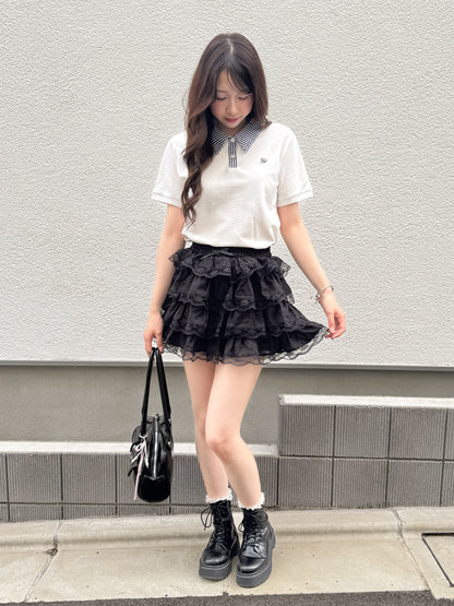 【Official限定価格】フリルティアードスカパン