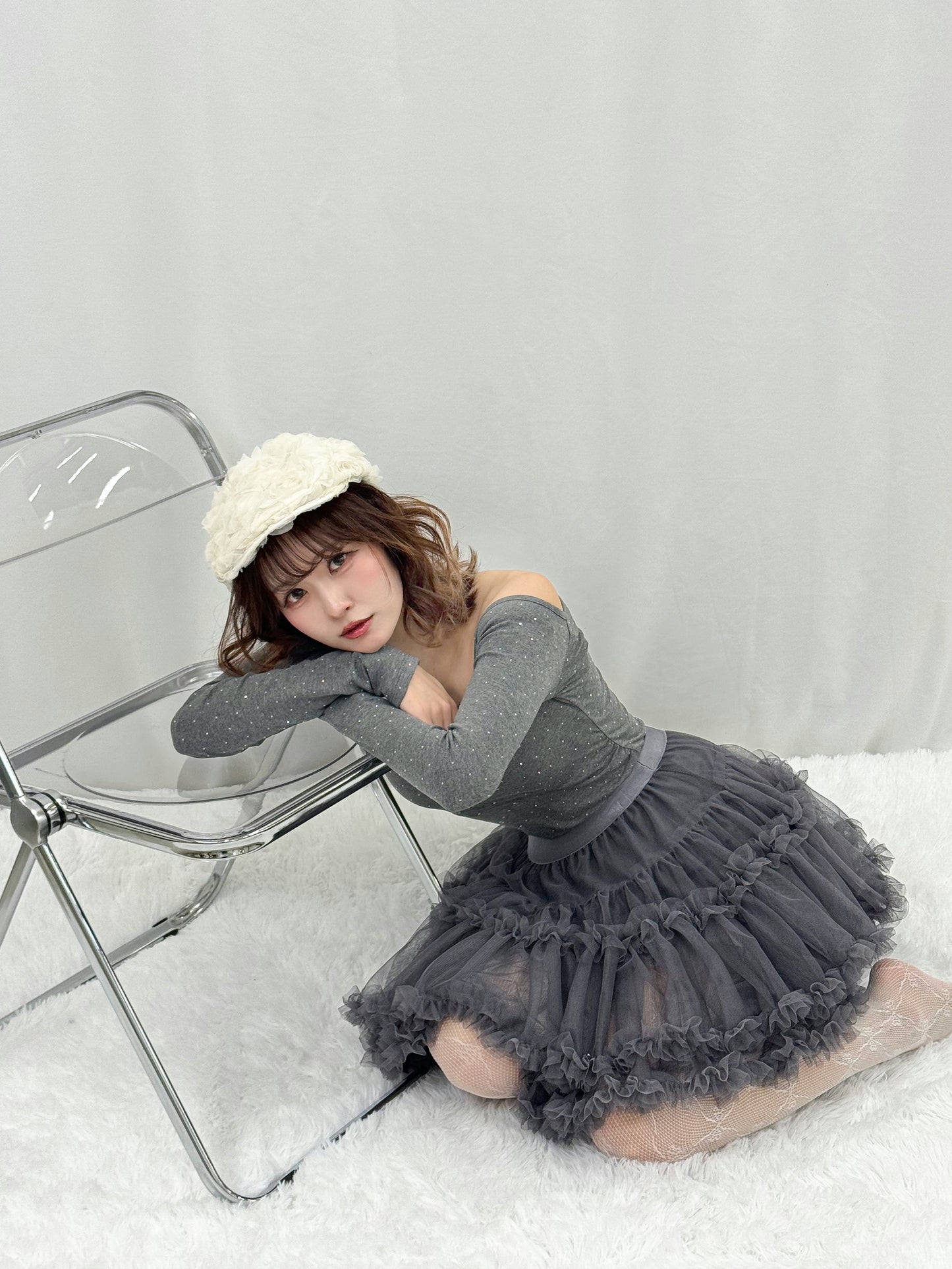 ボリュームミニチュールスカート