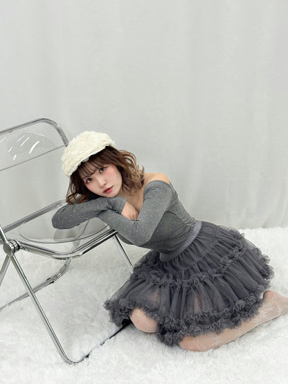 ボリュームミニチュールスカート