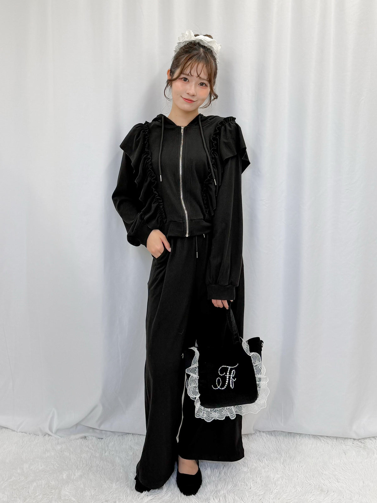 フリースフリルセットアップ