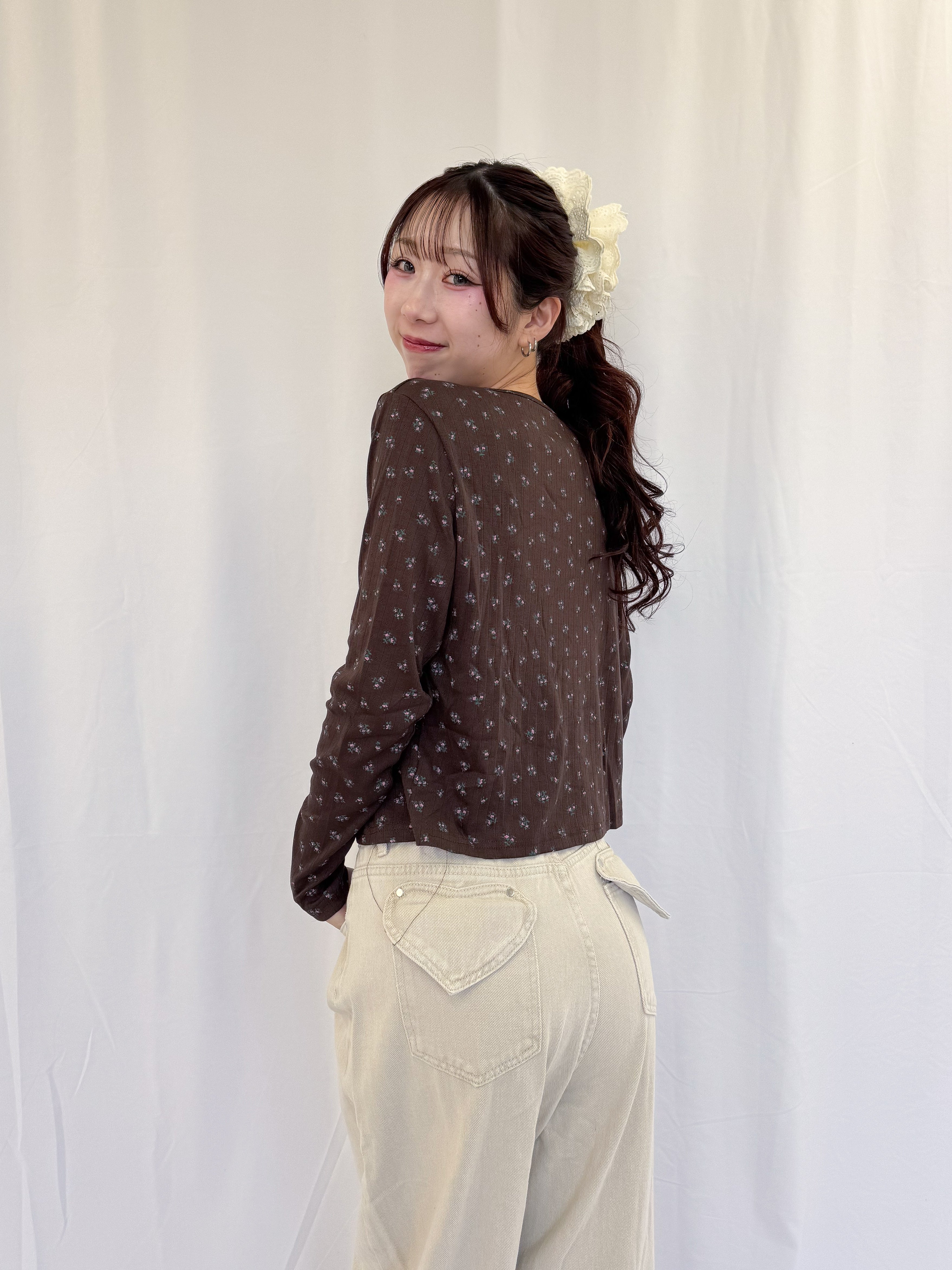 花柄アンサンブルカーディガン – frunco