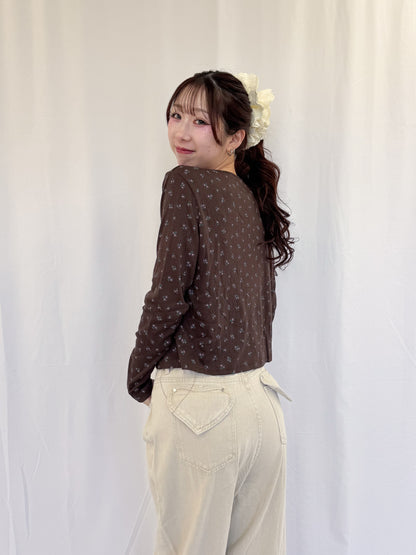 【Official限定】花柄アンサンブルカーディガン
