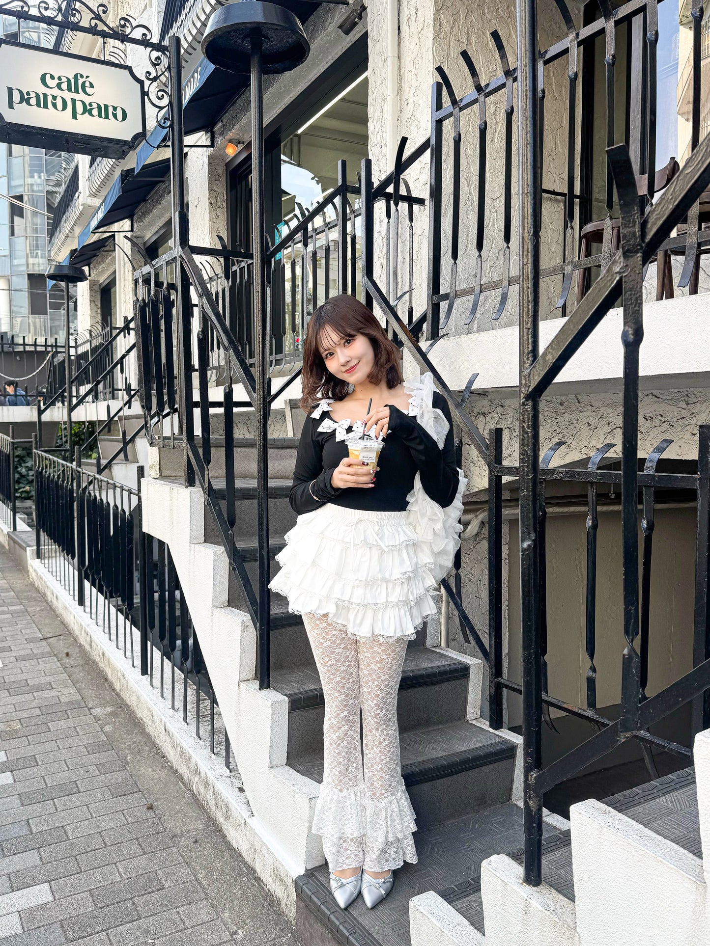 【Official限定価格】コットンティアードレーススカート