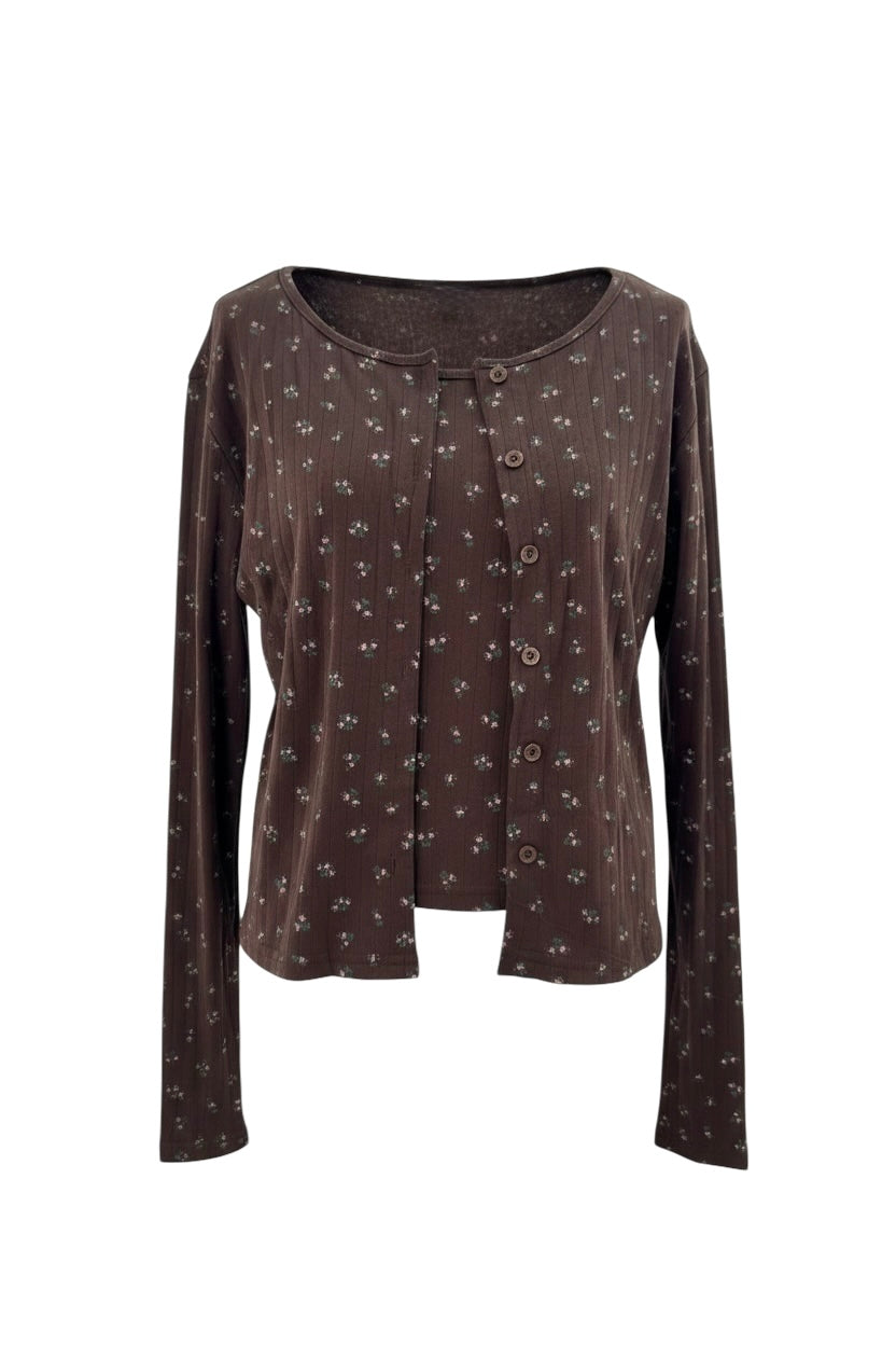 【Official限定】花柄アンサンブルカーディガン