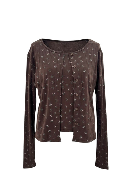 【Official限定】花柄アンサンブルカーディガン