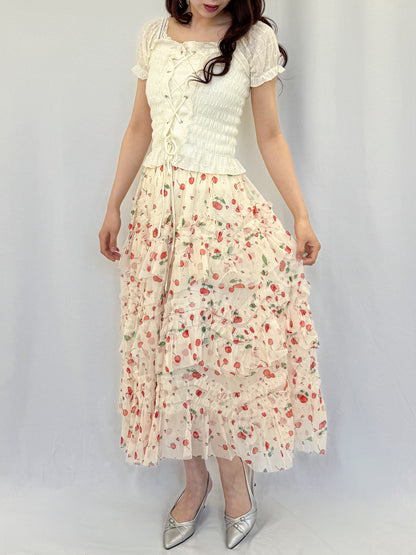 【Official限定価格】チェリーロングスカート