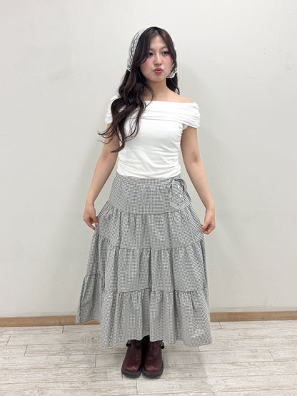オフショルカットトップス