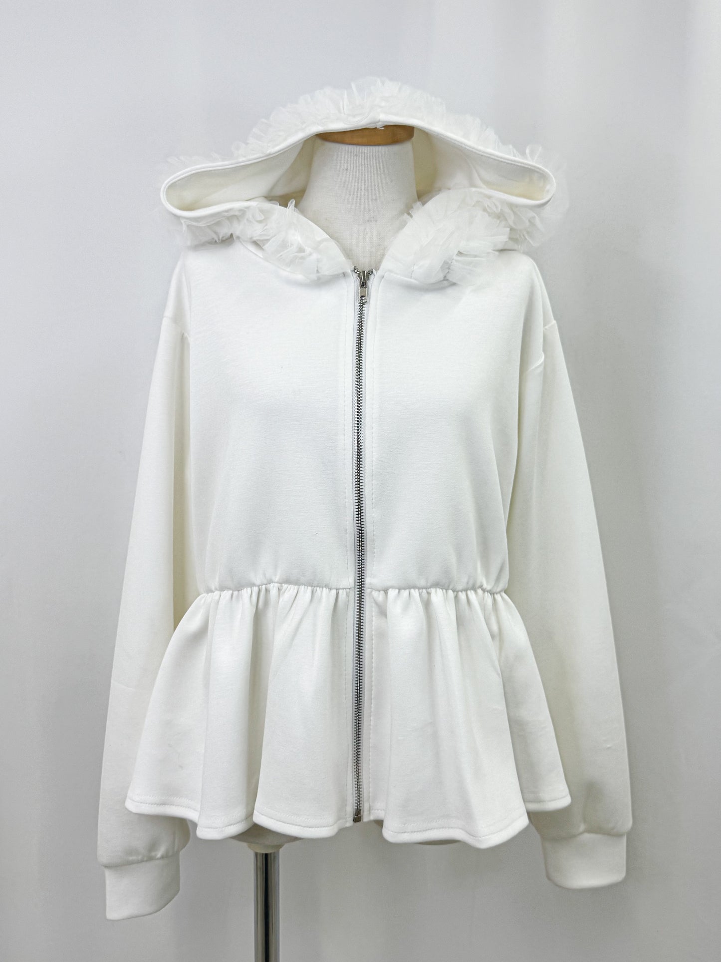 【Official限定価格】ペプラムスエットパーカー