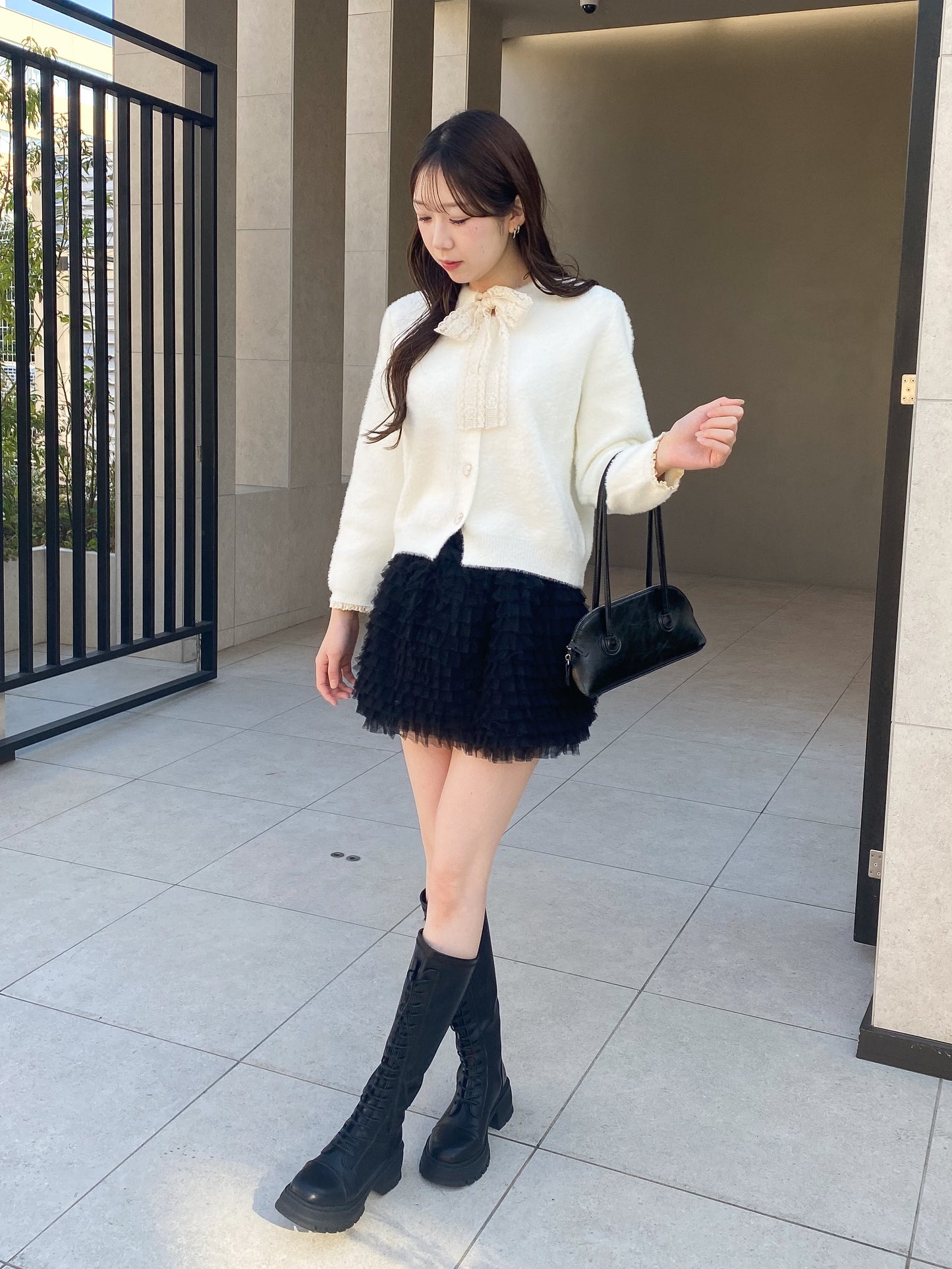 【Official限定価格】チュールミニスカート