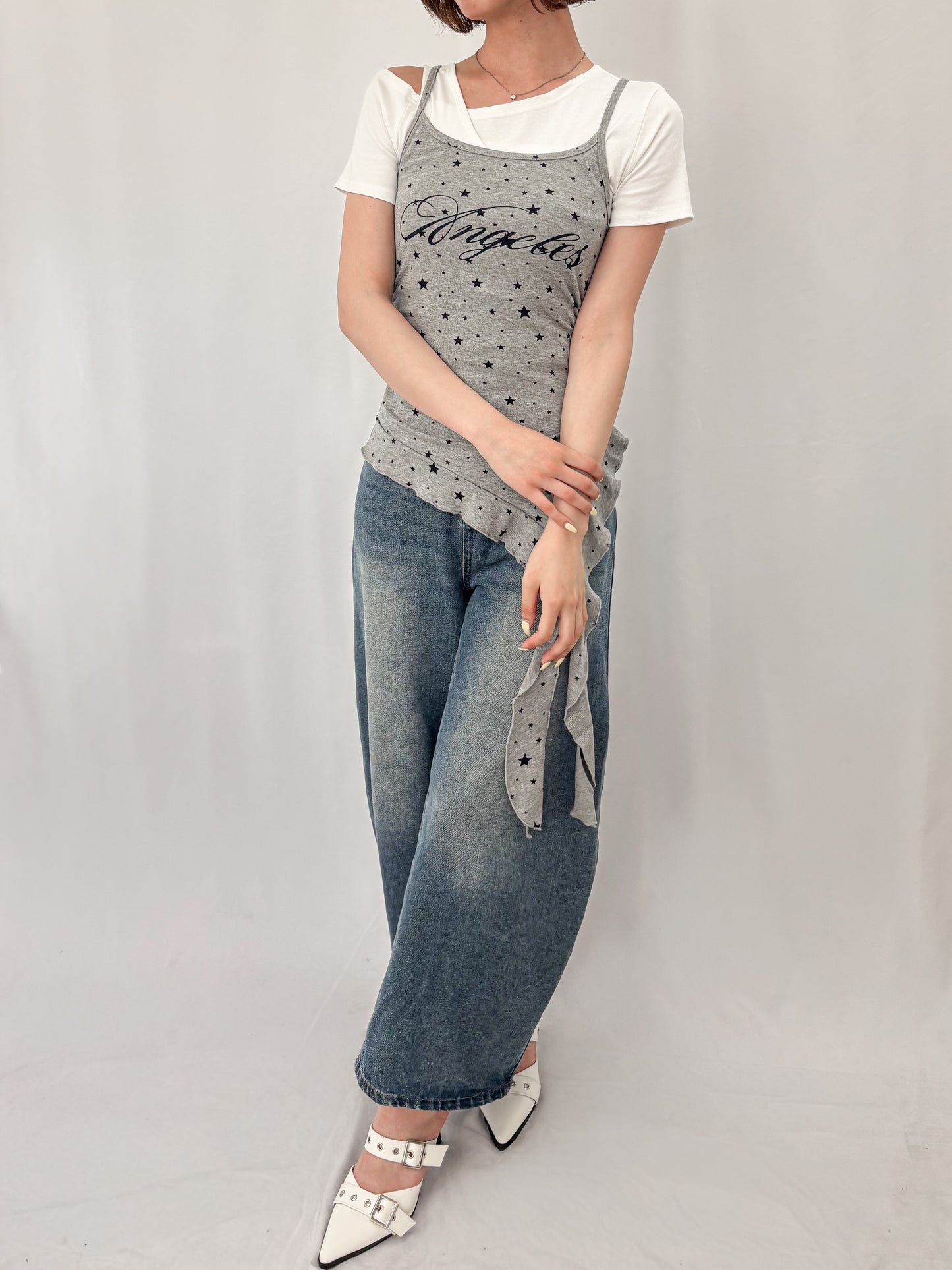 エンジェルズアシンメトリーキャミソール