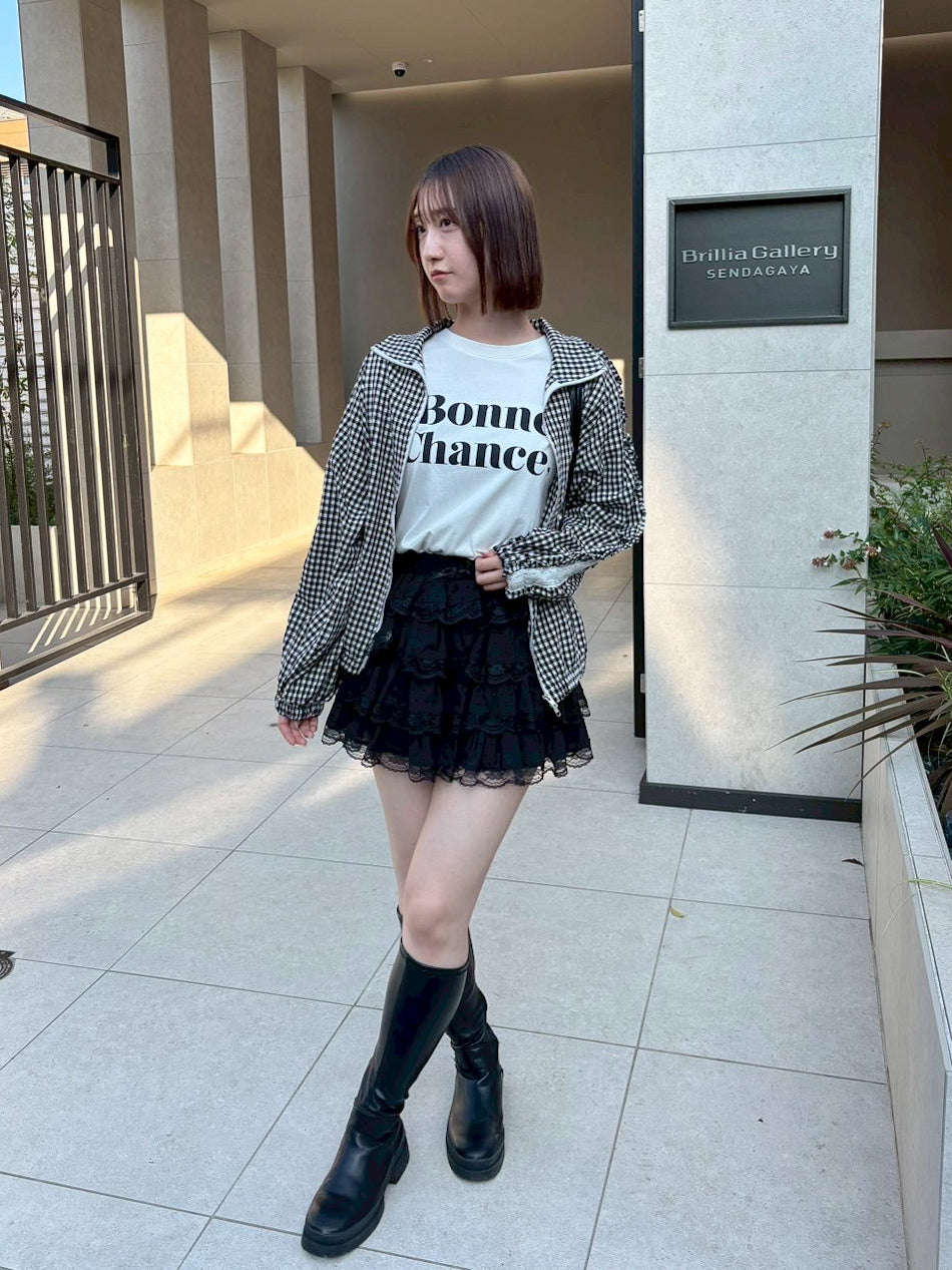 【Official限定価格】レースフリルブルゾン