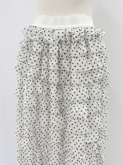 【Official限定】ドットティアードスカート