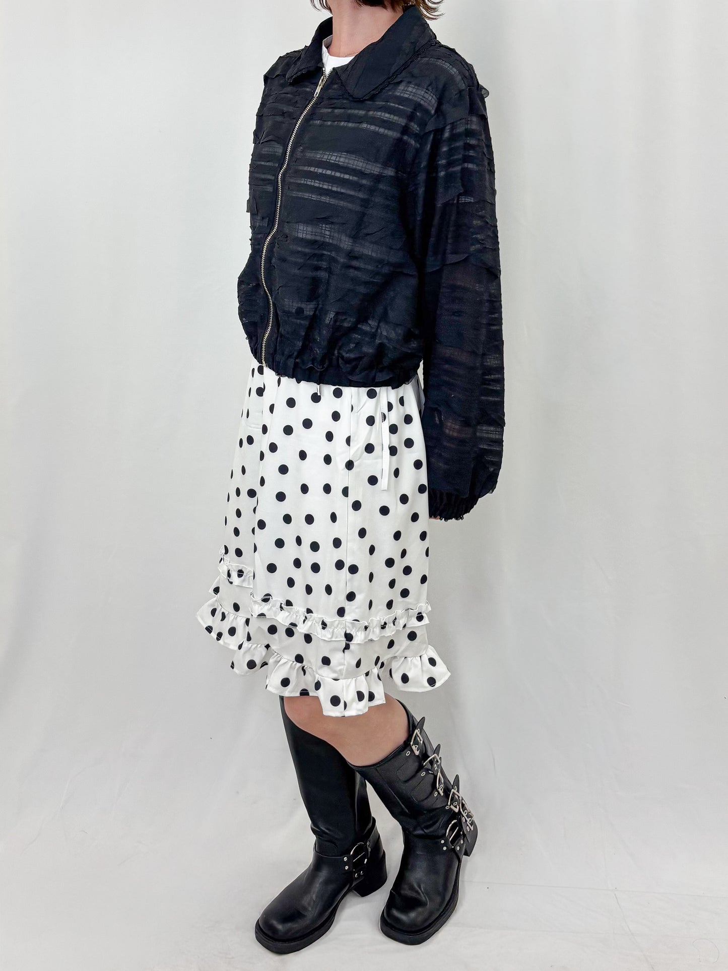 【Official限定価格】襟付きレースブルゾン