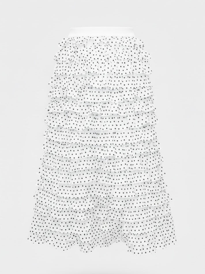 【Official限定】ドットティアードスカート