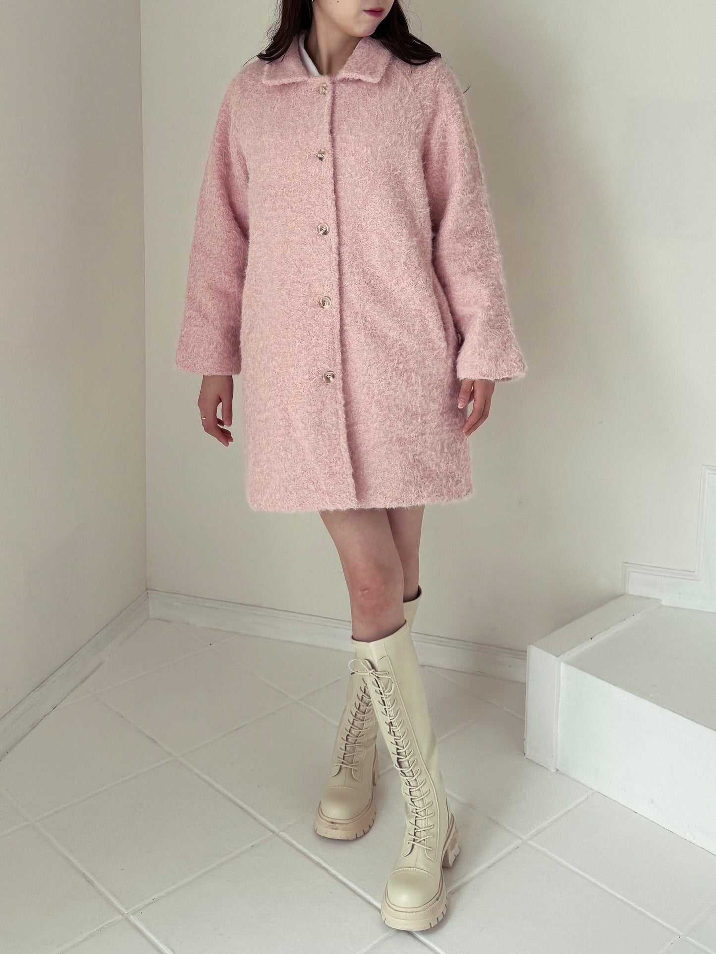 【Official限定価格】モヘアコート