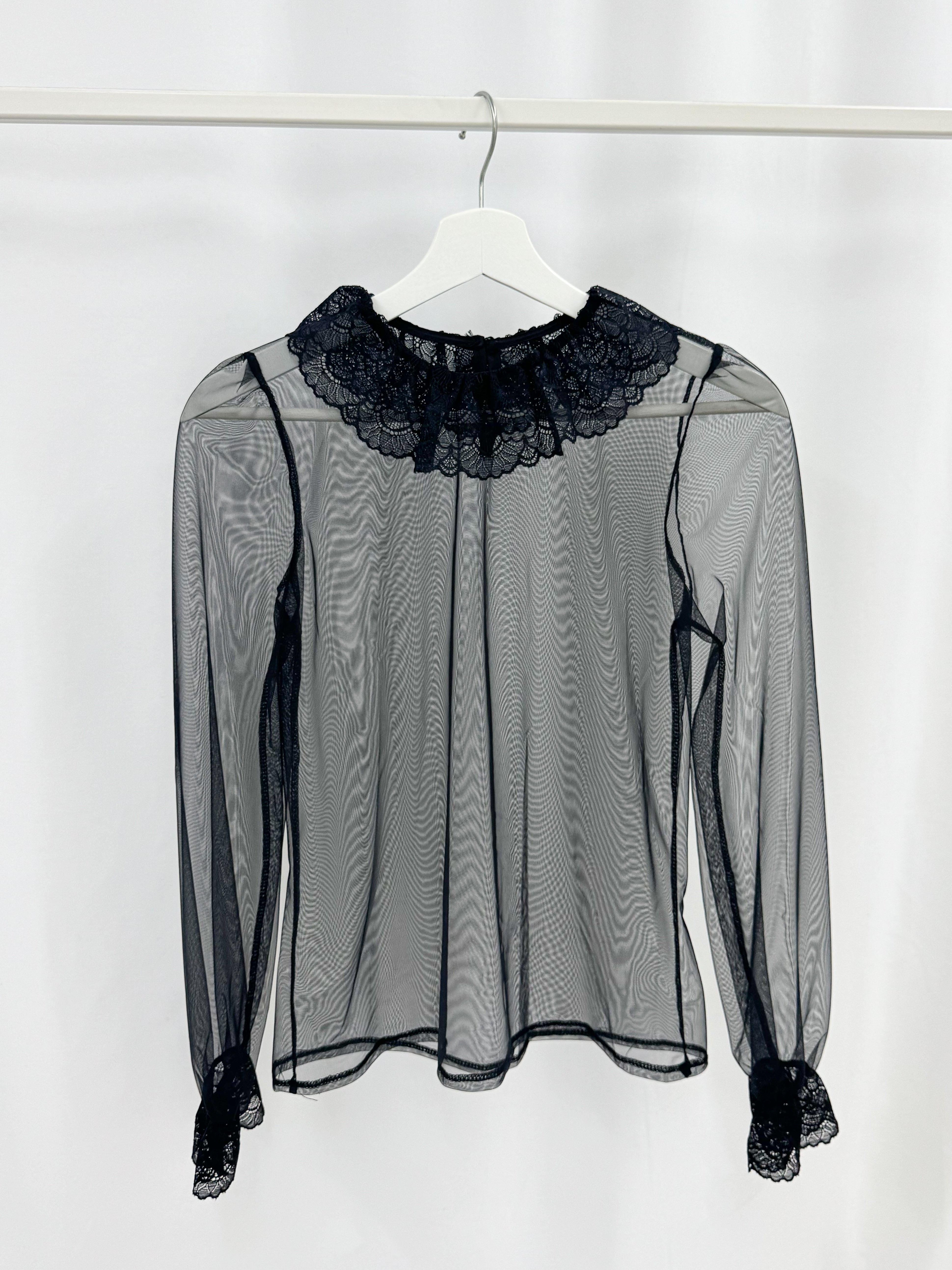 Official限定価格】レース襟付きシアートップス – frunco